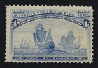 CKStamps: US Stamps Collection Scott#233 4c Columbian Mint LH OG