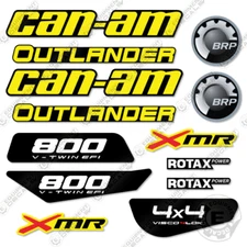 Fits Can-Am Outlander 800 XMR Decal Kit ATV - 7 YEAR OUTDOOR 3M VINYL!