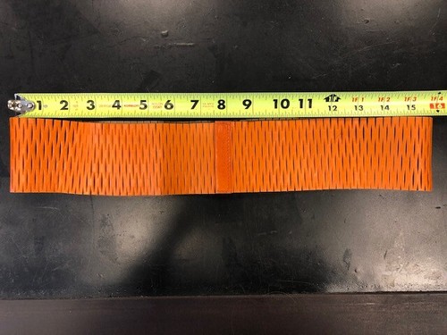 Cinturón Fendi Auténtico Para Mujer Cintura a Presión Cuero, Naranja 32" Largo - Imagen 5 de 5