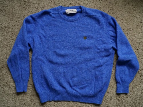 SCAPA OF SCOTLAND Blue wool sweater 