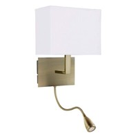 Led Wand Lampe Messing Leuchte Antik Beweglich Dimmbar Schlaf Zimmer Beleuchtung