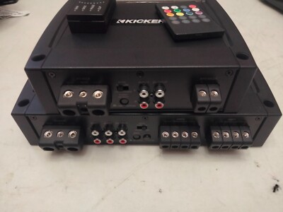 Kicker KXA400-1 class D sub amp & KXA400-4 4X100 watts 4-ch full