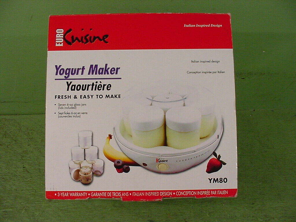 Euro Cuisine YM80 Electric Yogurt Maker Automatic Machine 6 Euro Cuisine YM80 Electric Yogurt Maker Automatic Machine 6