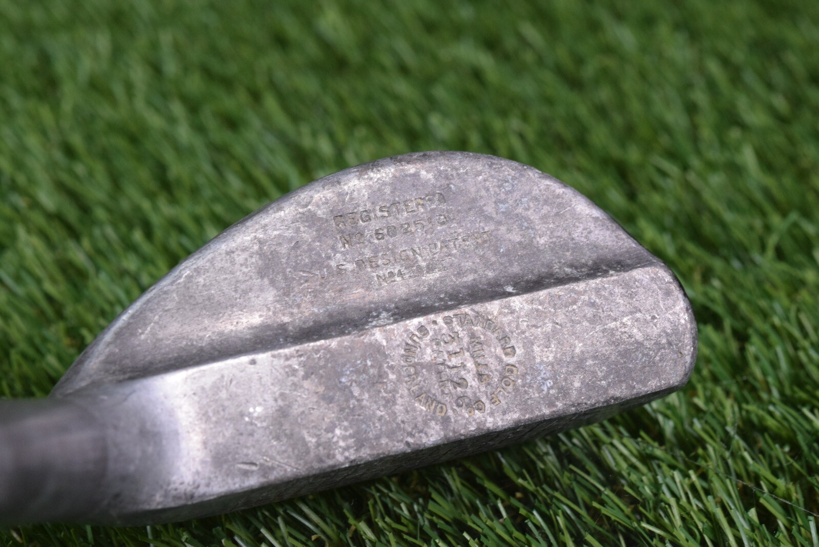 STANDARD GOLF CO THE NEW MILLS RAY MODEL ANTIQUE PUTTER, HICKORY, LEFT HANDED! eBay