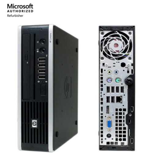 HP 8300 USFF Desktop Computer Core i5 8GB 500GB Wi-Fi 19" LCD Windows 10 Pro PC - Picture 2 of 5