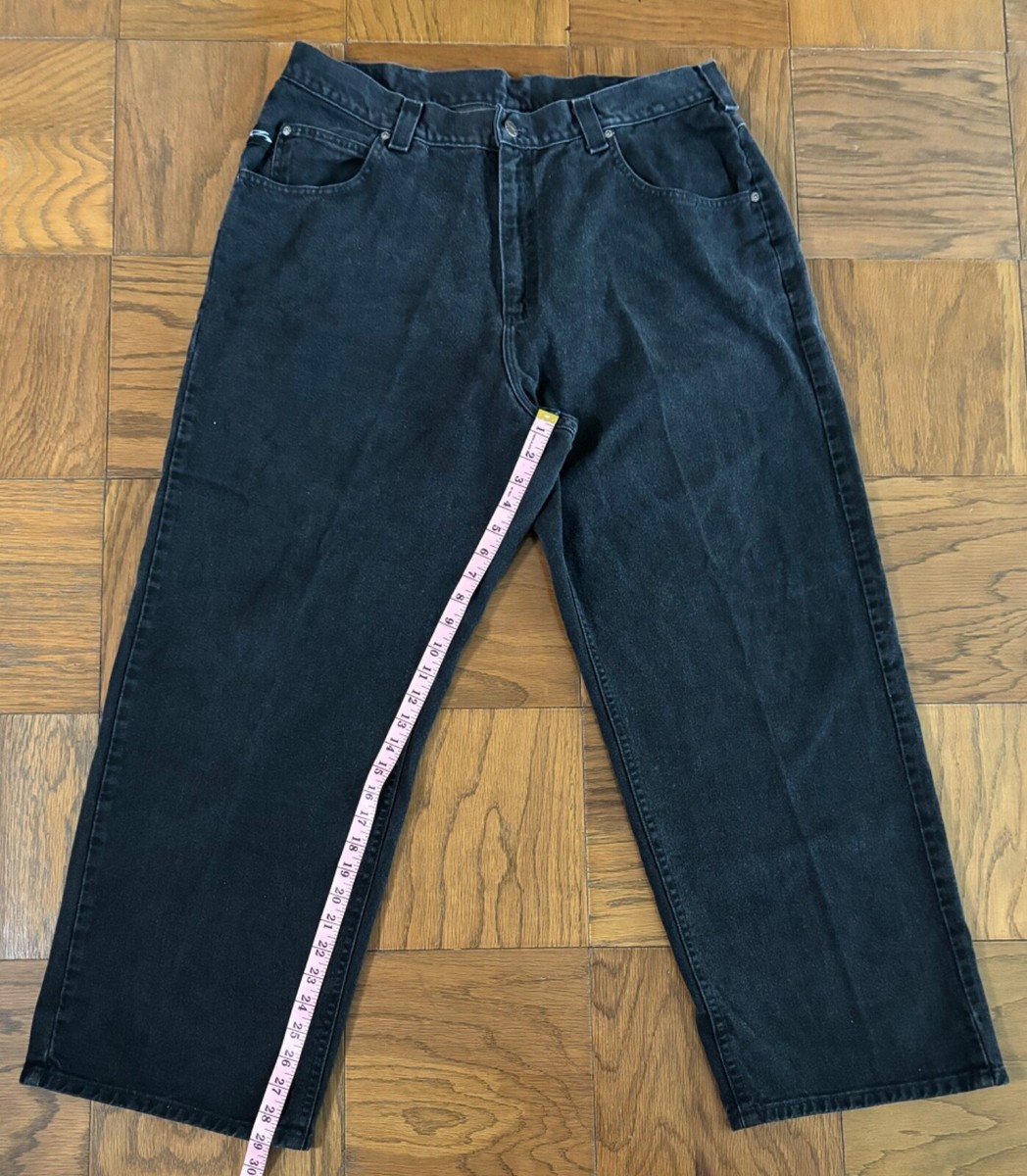Riders Raylz Urbanware Black Jeans 38 X 29 Skater Y2K Baggy Riders Raylz Urbanware Black Jeans 38 X 29 Skater Y2K Baggy