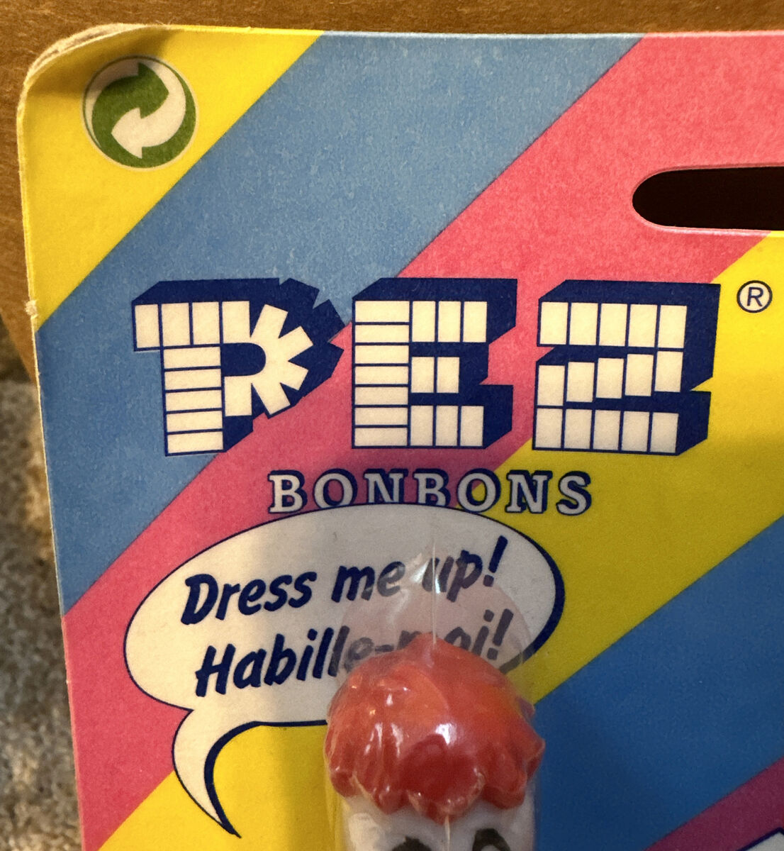 PEZ DROOPY DOG 4.9 & Robin Hood Body Parts BONBONS Striped PEZ DROOPY DOG 4.9 & Robin Hood Body Parts BONBONS Striped