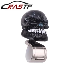 Skull Head Car Steering Wheel Spinner Suicide Knob Handle Auto/Truck Black