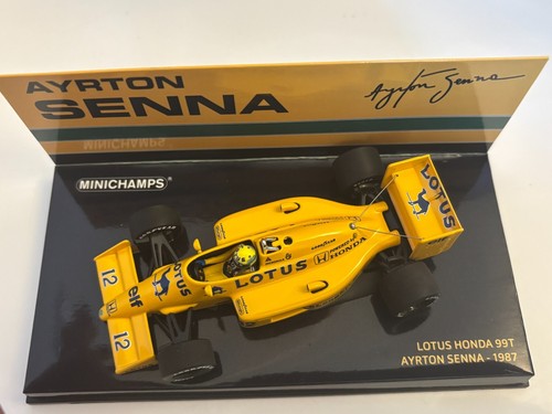 1/43 Minichamps Lotus Honda 99T Ayrton Senna 1987 *Rare* - Picture 2 of 3