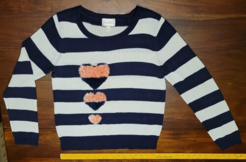 PINK HEARTS MARILYN MONROE STRIPED BARBIE VIBES SWEATER - Picture 1 of 7