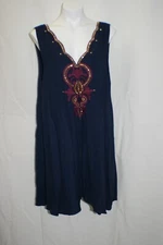 Lilly Pulitzer Owen Dress Navy Blue Sequins Trapeze Swing #27766 Sz XL ~ NWT