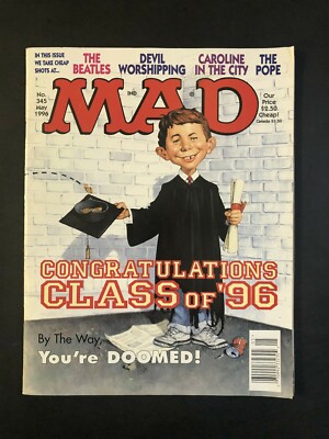 Mad Magazine May 1996 No 345 Class of '96 | eBay