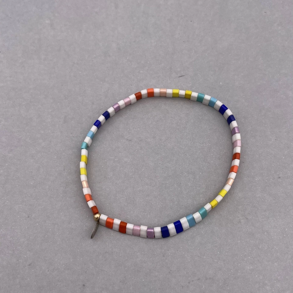 Shashi Tilu Bracelet Beaded Tassel Bracelet Lot of Tow Multicolor  - Image 4 of 4