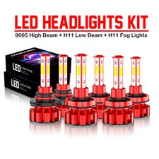 Combo de faros LED + luces antiniebla bombillas blancas para Honda Odyssey 2011 2012-2020