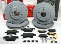 Zimmermann Gelochte Sport Bremsscheiben BeläGe Vorne Hinten FüR Opel Astra H