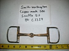 Stainless Steel Copper Mouth English or Western D-Ring Dee Ring Snaffle Bit