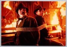 Indiana Jones Last Crusade advertising promotional Postcard Harison Ford Connery