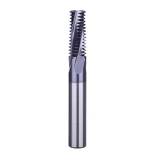 1/4"-18 NPT CARBIDE THREAD MILL - TiALN COATED