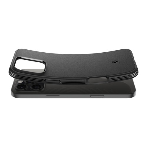 Pour iPhone 16 Pro Max / 16 Pro | Coque noire mate Spigen Essential Sand Blast - Photo 8 sur 14