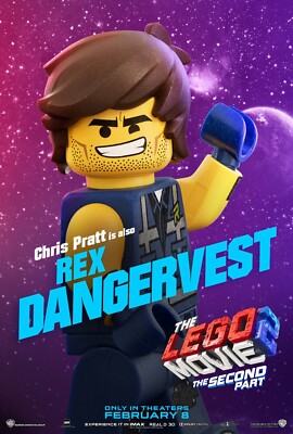 2019 The LEGO Movie 2 The Second Part Movie Poster 11X17 Emmet Batman    