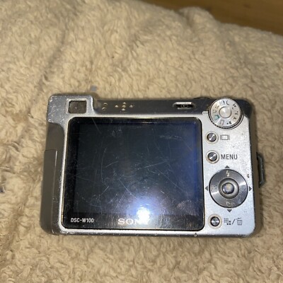 Sony Cybershot DSC-W100 8.1MP Digital Camera with 3x Optical Zoom
