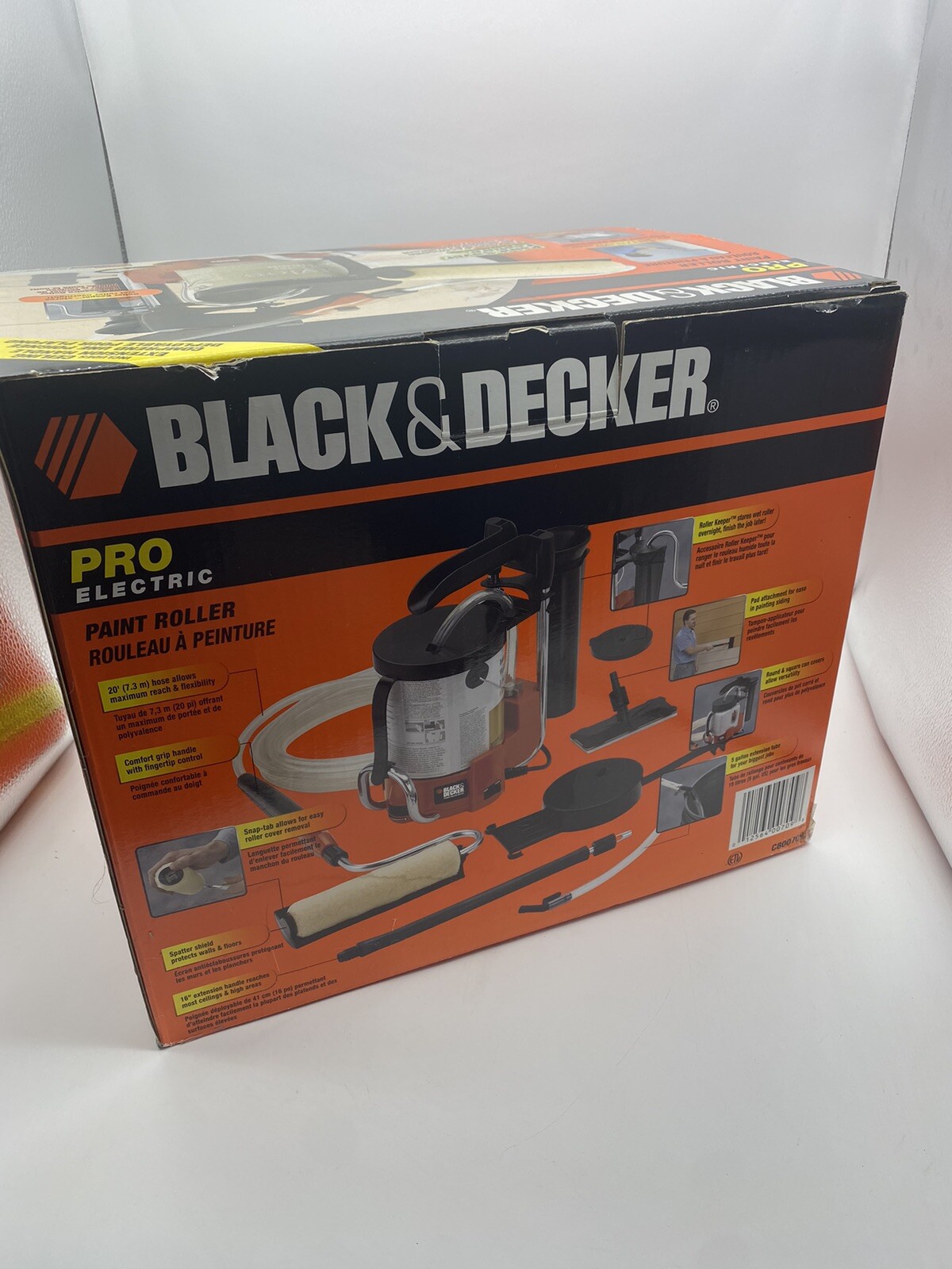 Black & Decker C800709 Pro Electric Power Paint Roller 20' eBay