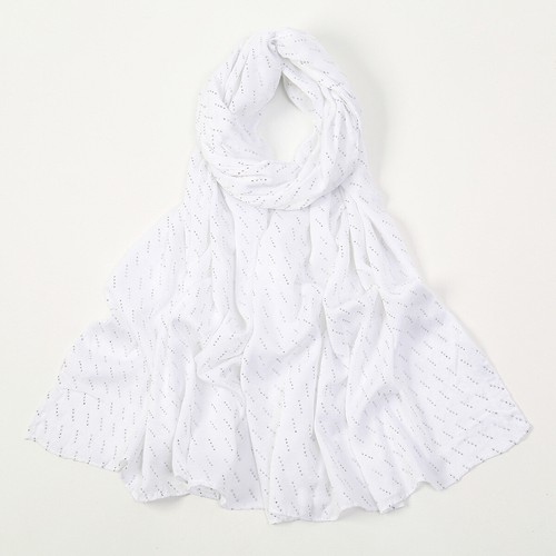 Women Chiffon Crystal Shawl Wrap Scarf Summer Headscarf Long Wide Neck Scarves - Picture 8 of 12