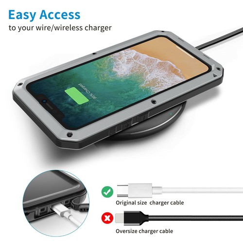 For iPhone 15 Pro 6.1" Shockproof Aluminum Gorilla Heavy Duty Hard Case Cover US - Picture 26 of 31