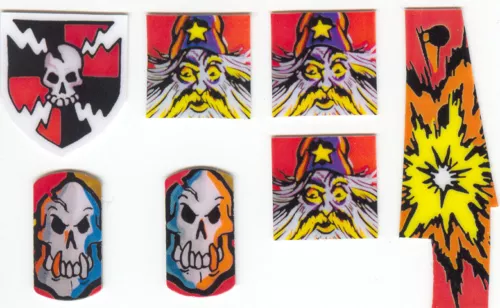 Medieval Madness Pinball Machine - PDI Target Decal Set