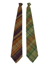 DRAKE’S LONDON men’s lined tie cm 8 madras MULTICOLOR 100% silk