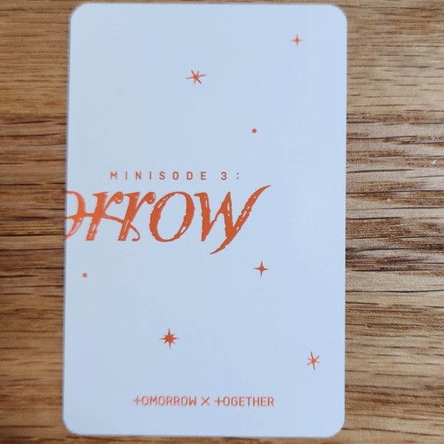 Yeonjun Official Photocard TXT minisode 3 : Tomorrow Weverse Albums ver. - Picture 2 of 2