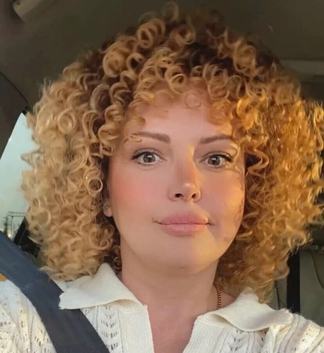PERÜCKE LOCKEN KURZ SEXY ERWACHSENE FRAUEN BLONDES HAAR SCHWARZ AFRO PERÜCKE - Bild 6 von 24