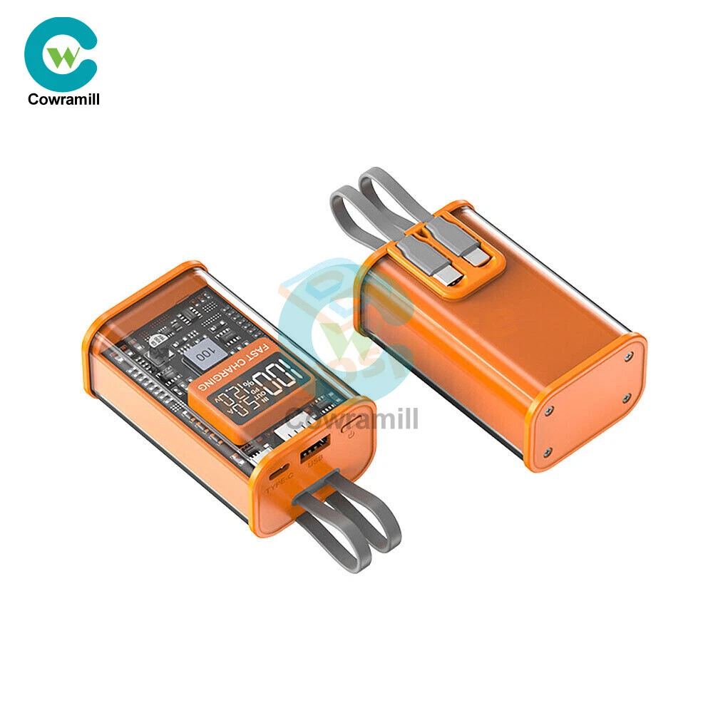 Compact 10000mAh Power Bank Box - Fast PD22.5W Charging for 18650/21700 Batteries
