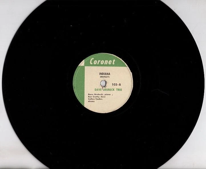 Dave Brubeck Trio - Blue Moon / Tea For Two 10" 78 — 第 3/4 张图片