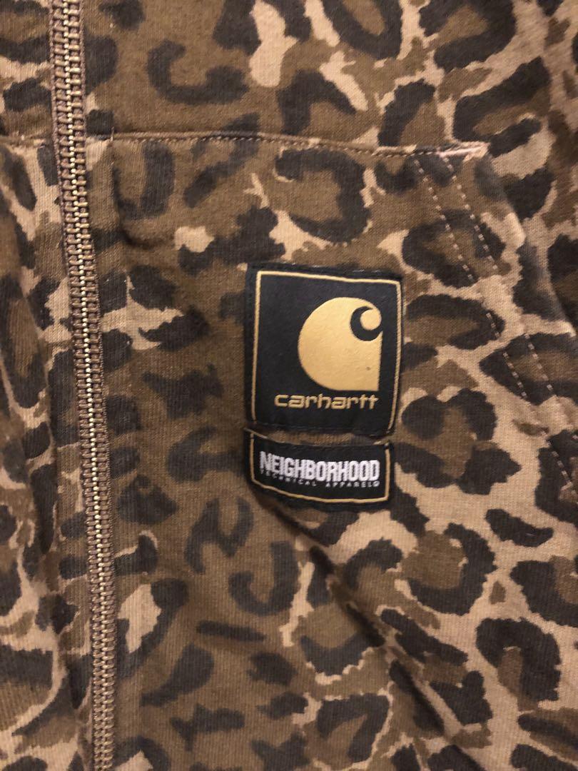 Neighborhood × Carhart Leopard Print Zip Hoodie | eBay