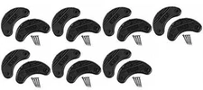 Plastic Heel Plates Protectors With Nails Shoe Care For Men Black 7 Pair Medium