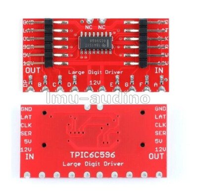 DC 5V TPIC6C596 8-Digital Shift Register 7-Segment Displays Nixie Tube Modules