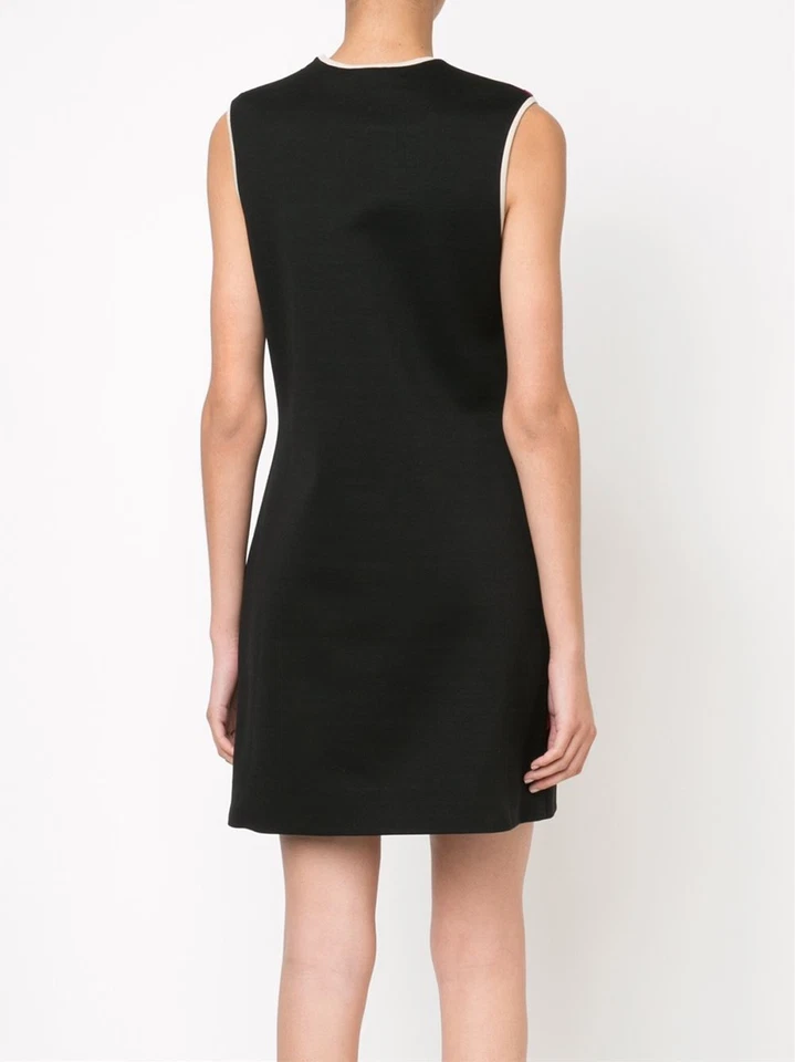 Mini vestido sin mangas de algodón a rayas LANVIN 1790$ - algodón elástico multicolor Foto 3 de 4