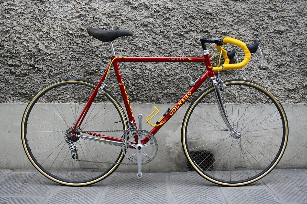 colnago oval cx campagnolo super record panto italy bike steel