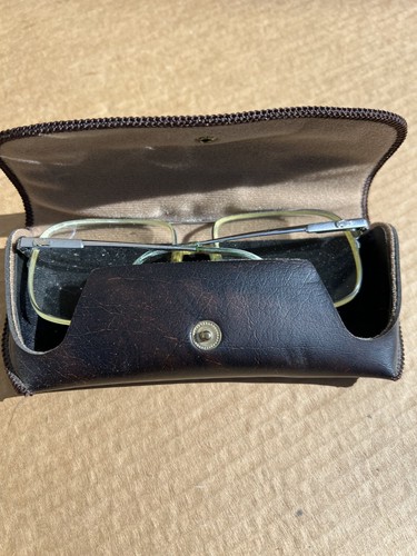 Old Antique Lacoste Prescription Eye Glasses 6019 w/ Case Marked - Picture 2 of 10
