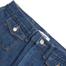 Re/Done NWD Denim Jeans Size 27 US 70s Wide Leg Pocket in True Rinse Blue