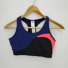 New Fabletics Womens Seabrook Sports Bra High Support Blue Black Pink Size XS
