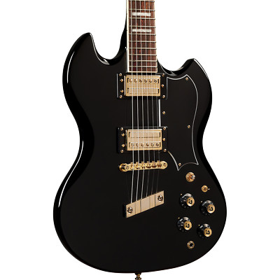 Guild Polara Kim Thayil Signature HB-1S Newark St. Electric Guitar, Black