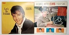Vintage Vinyl Record 2 Album Set Elvis Presley Let's Be Friends Date With Elvis