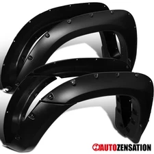Fit 2005-2011 Toyota Tacoma 6' Bed Pocket Rivet Smooth Wheel Fender Flares 4PC