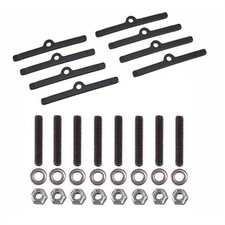 Valve Cover Studs Washer Locknuts And Hold Down Clamps Black Valve Cover Studs Washer Locknuts And Hold Down Clamps Black