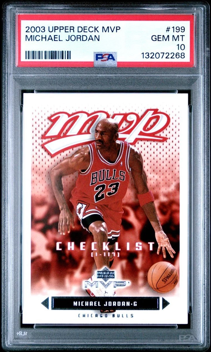 Upper Deck Michael Jordan 10 Grade Basketball Sports Trading Cards