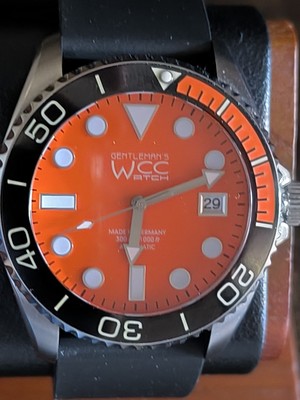 Profi Automatik Taucheruhr Made in Germany 30ATM Diver Seiko Werk 21037