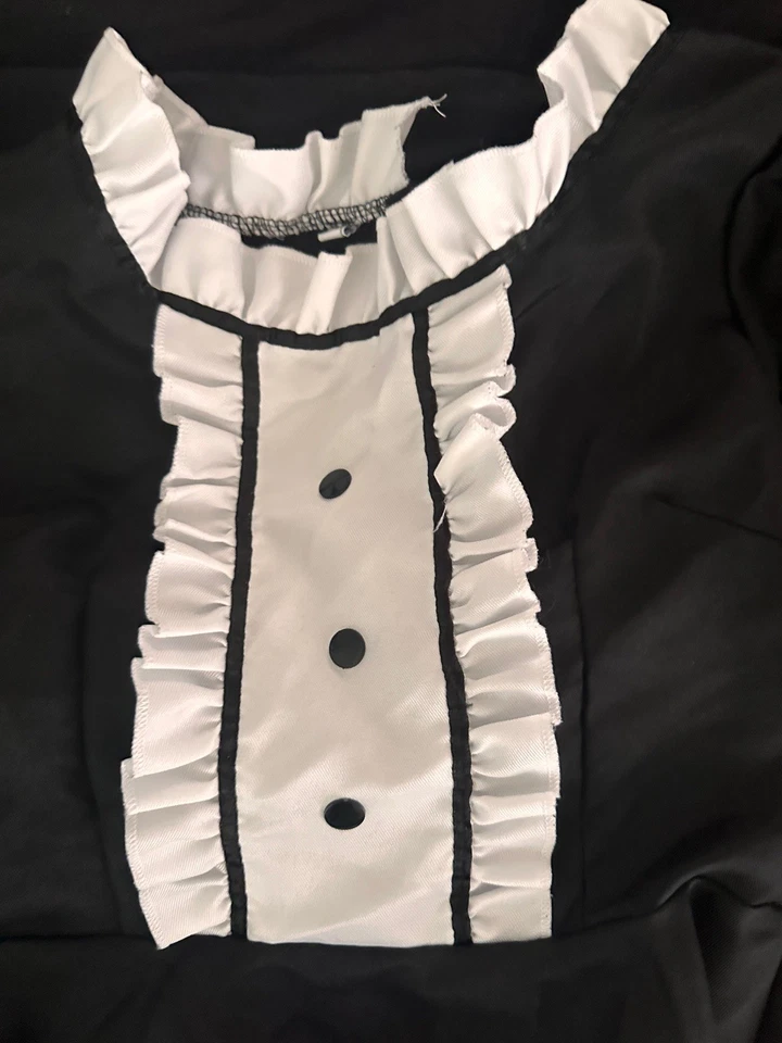 Maid Black and White Costume Dress - Image 3 of 4
