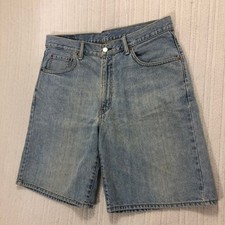 Levi's 550 Relaxed Fit Denim Jean Shorts Mens Size 36 Light Wash Blue